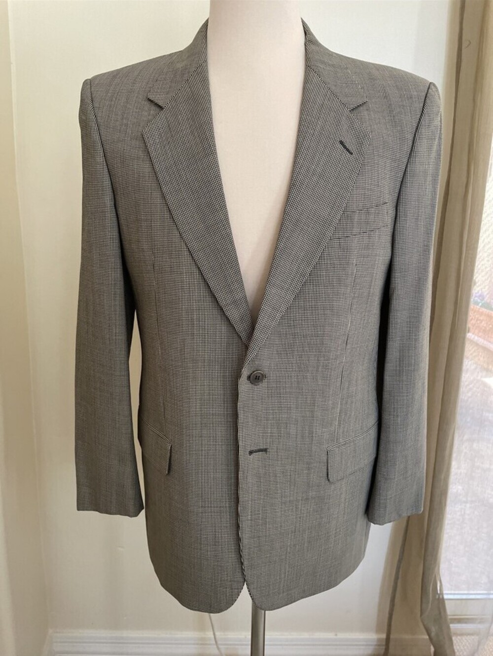 VALENTINO UOMO BLAZER SPORTS COAT SILK WOOL 40R